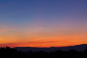 Fototapeta premium Twilight sky background