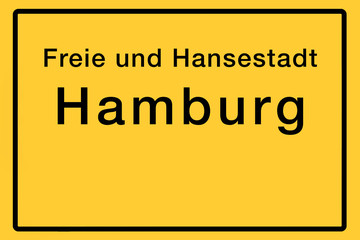 Symbolisches Bild des Ortsschildes einer der 16 deutschen Landeshauptst&auml;dte