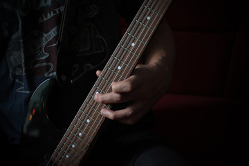 Fototapeta premium guitar, guitarist