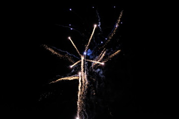 Fireworks Display at night.