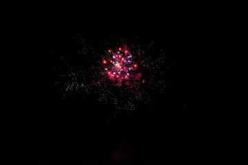 Fireworks Display at night.