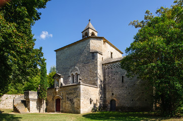Fototapeta na wymiar Kapelle Notre-Dame du Groseau in Südfrankreich