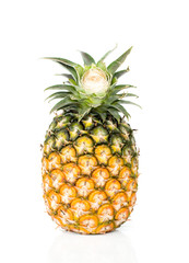 Fresh Pineapple on white background