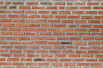 Close Up Brick Wall Rust abstract background