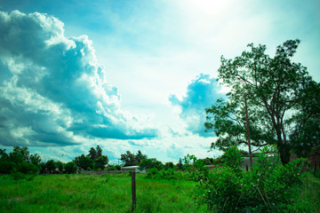 Nubes de Verano en el Pueblo de Machagay