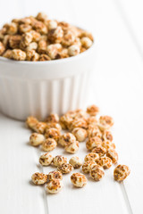 Tiger nuts. Tasty chufa nuts. Healthy superfood.