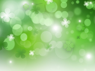 Fototapeta premium St. Patrick's Day, Green background by a St. Patrick's Day - Illustration