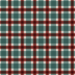 Plaid Seamless Pattern - Plaid design in classic colors of autumn