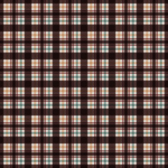 Plaid Seamless Pattern - Plaid design in classic colors of autumn