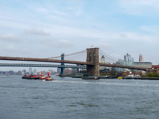 Brooklyn Bridge of New York City 