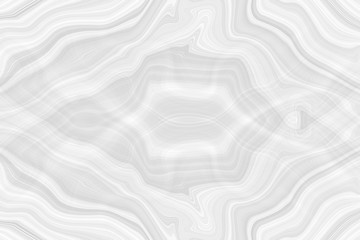 Graphic symmetrical pattern for wallpaper and packaging for various purposes. The background is gray and white with a gradient texture of stripes, lines, waves and geometric shapes.