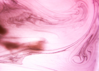 Pink abstract art hand painted background