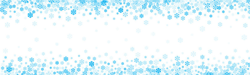 Fototapeta premium Falling snow background for Christmas and Happy New Year design