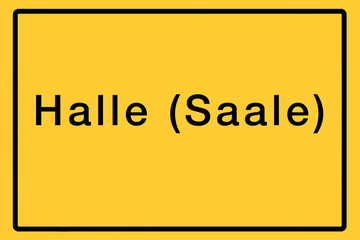 Symbolbild eines Ortseingangsschildes einer größeren deutschen Stadt