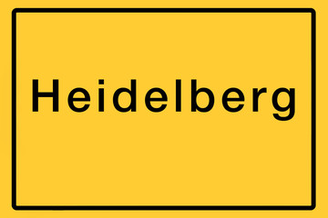 Symbolbild eines Ortseingangsschildes einer größeren deutschen Stadt