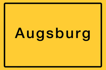 Symbolbild eines Ortseingangsschildes einer größeren deutschen Stadt