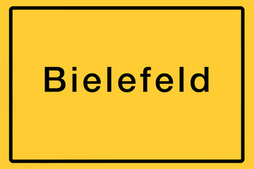 Symbolbild eines Ortseingangsschildes einer größeren deutschen Stadt