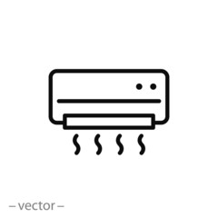 air conditioner icon vector
