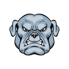 mascot bulldog head