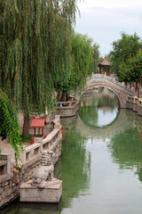 Fototapeta na wymiar luanzhou ancient city building scenery, China