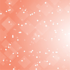 Fashionable color abstract background with geometric shapes and stars. Simple flat vector illustration.