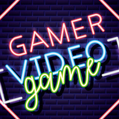 neon video games