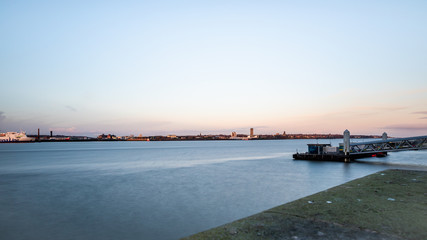Fototapeta premium Waterfront in Liverpool, United Kingdom