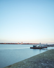 Fototapeta na wymiar Waterfront in Liverpool, United Kingdom