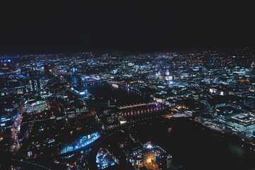 Fototapeta na wymiar Londra dall'alto