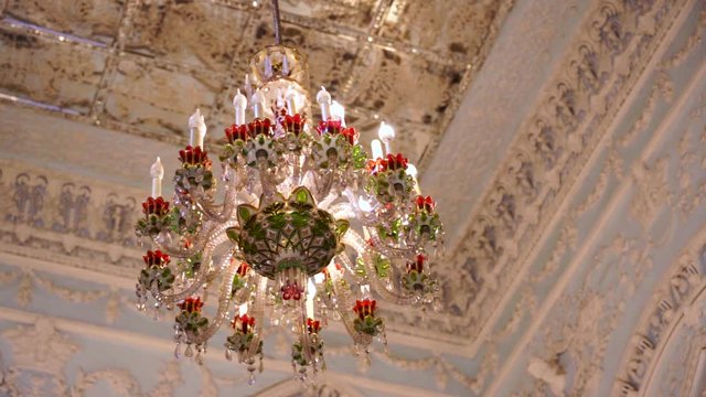Magnificent crystal chandelier