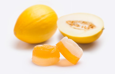 Fototapeta na wymiar organic marmalade with a taste of melon