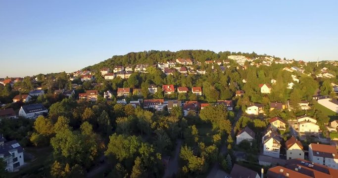 flying straight to a house forest hill
