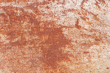 Old rusty metal surface close-up