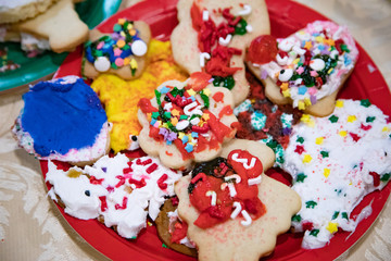 Christmas cookies the first year decorating