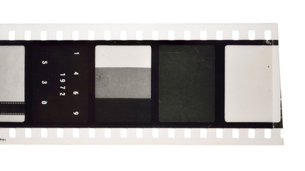 Vintage Film stock For still photography or motion picture. Isolated.
