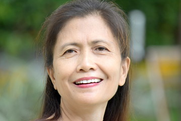 Fototapeta premium Smiling Minority Female Senior