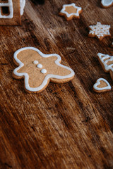 gingerbreads christmas background