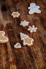 gingerbreads christmas background