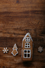 gingerbreads christmas background