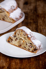 Stollen tradditional Christmas Cake