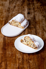 Stollen tradditional Christmas Cake