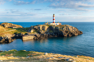 Eilean Glas Lighthouse in Scotland - obrazy, fototapety, plakaty