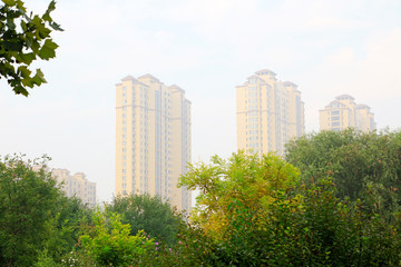 Obraz premium High-rise building scenery