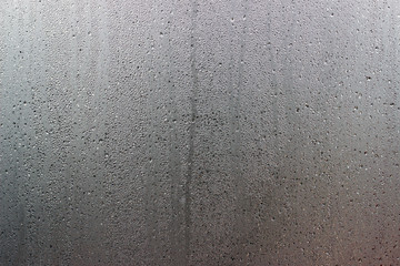 water drops on window glass