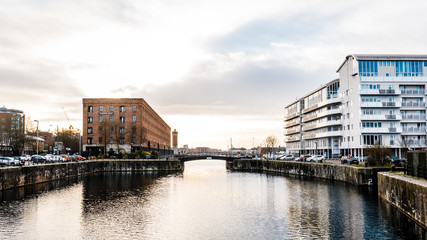 Wapping Dock in Liverpool, United Kingdom