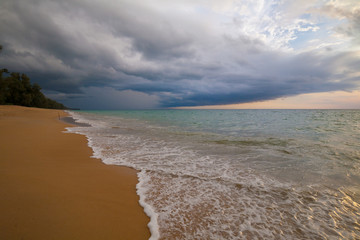 Thailand. Sea background, sunset
