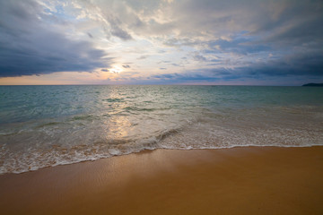 Thailand. Sea background, sunset