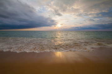 Thailand. Sea background, sunset