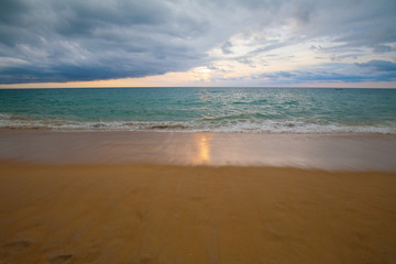 Thailand. Sea background, sunset