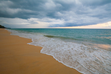 Thailand. Sea background, sunset